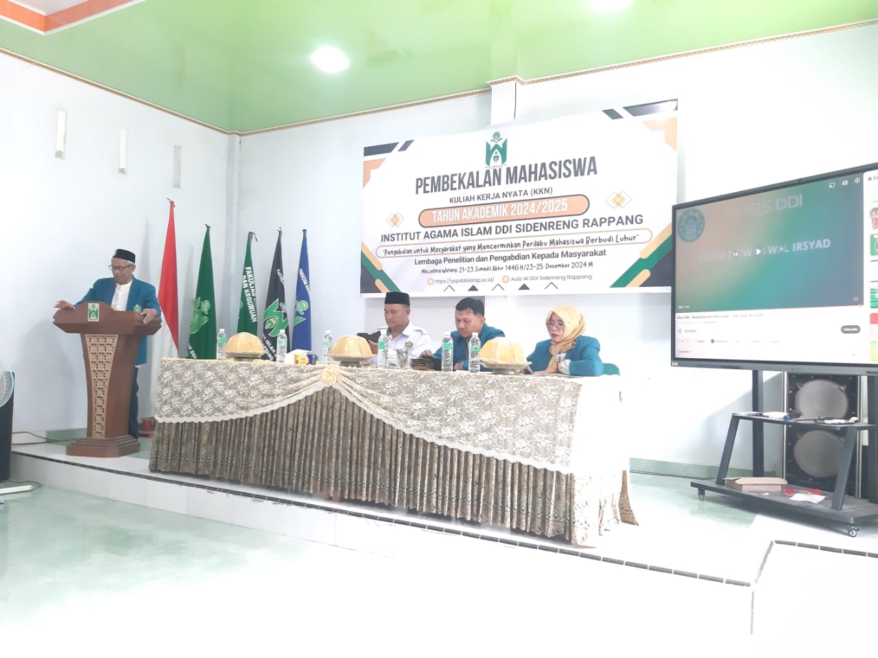 Dok. Institut Agama Islam Darud Da’wah Wal Irsyad (IAI DDI) Sidenreng Rappang melaksanakan penutupan kegiatan pembekalan Kuliah Kerja Nyata (KKN) Tahun Akademik 2023/2024